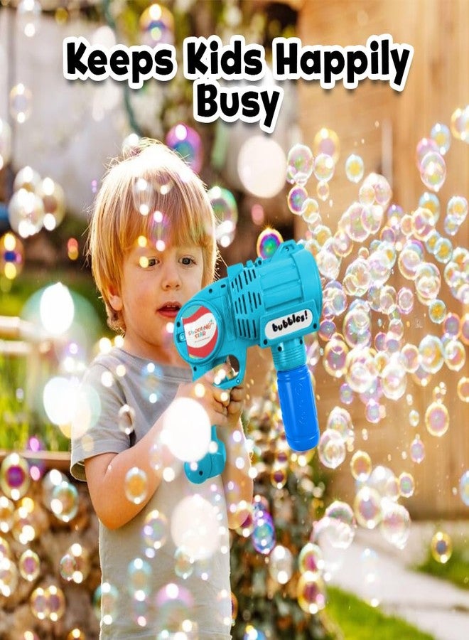 Rowan Bubble Blaster with Solution Bottle, Blue, 3Y+ | Safe & Gift-Friendly - Image 5